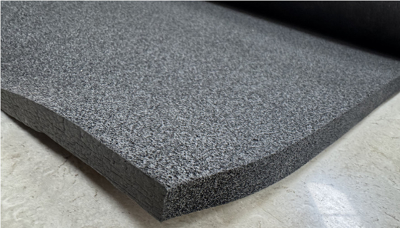 3 mm Camo tessuto nero a cellule aperte EPDM schiuma di gomma foglio di gomma Neoprene schiuma di isolamento personalizzabile Guarnizione dimensione 1000 × 2000 mm