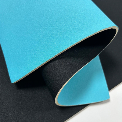 Tessuto laminato in neoprene nero da 3 mm su entrambi i lati