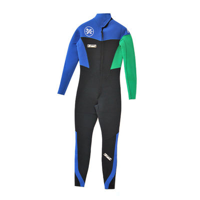 Women’S Full Wetsuit 3/2mm Neoprene Back Zip Smooth‑Skin Chest Panel Surfing Open‑Water SUP Windsports