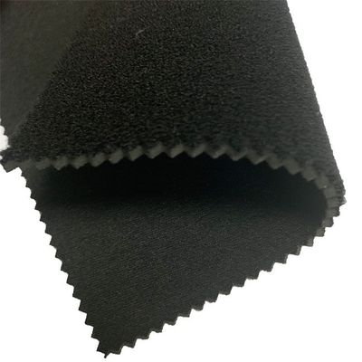Il doppio nero di W130cm SBR ha parteggiato tessuto del neoprene per poliestere tricottato