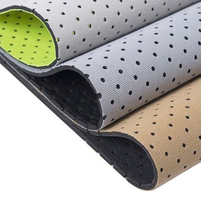 6mm SBR laminato doppio lato Neoprene tessuto di foglio leggero, Neoprene leggero, Neoprene traspirante, dimensione dei pori personalizzati