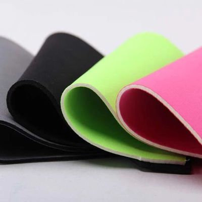 Single Side 70 Shore A 1mm CR Laminated Neoprene Fabric By The Yard, Pad di sigillatura, rivestimenti di tubi, guarnizioni impermeabili, strati anti-colisione delle navi