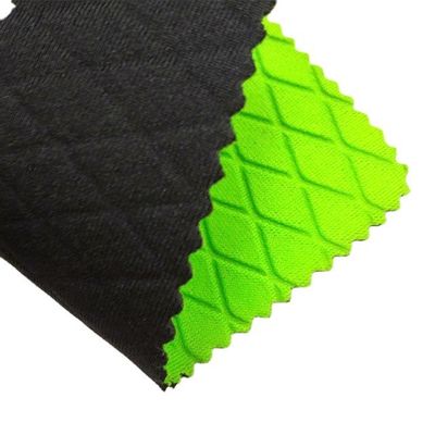 Anti-slip 1,5-5 mm Tessuto in neoprene in incisione rivestito in nylon Elastico Disegno personalizzato Stylish pad yoga cinture
