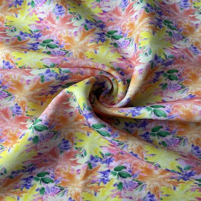 Larghezza floreale del tessuto 150CM del neoprene stampata Digital 170gsm