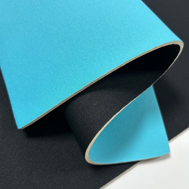 Tessuto laminato in neoprene nero da 3 mm su entrambi i lati