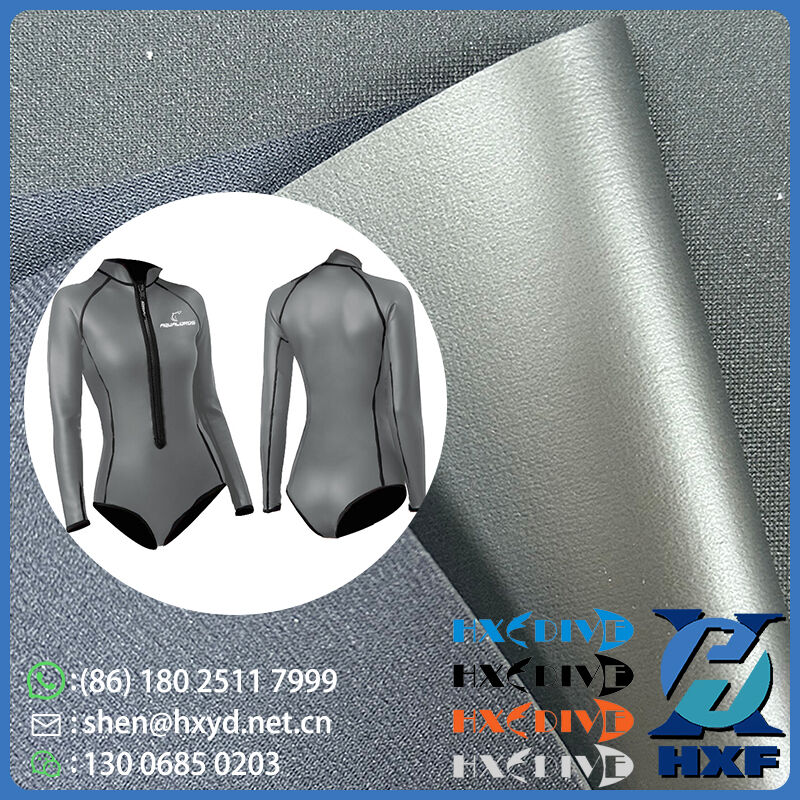 Materiale in Neoprene CR in lastre di Cloroprene con rivestimento in Ti e pelli lisce per una forte adesione del titanio nei rivestimenti di costumi da bagno e mute